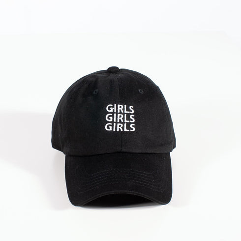 GIRLS GIRLS GIRLS (strapback cap)